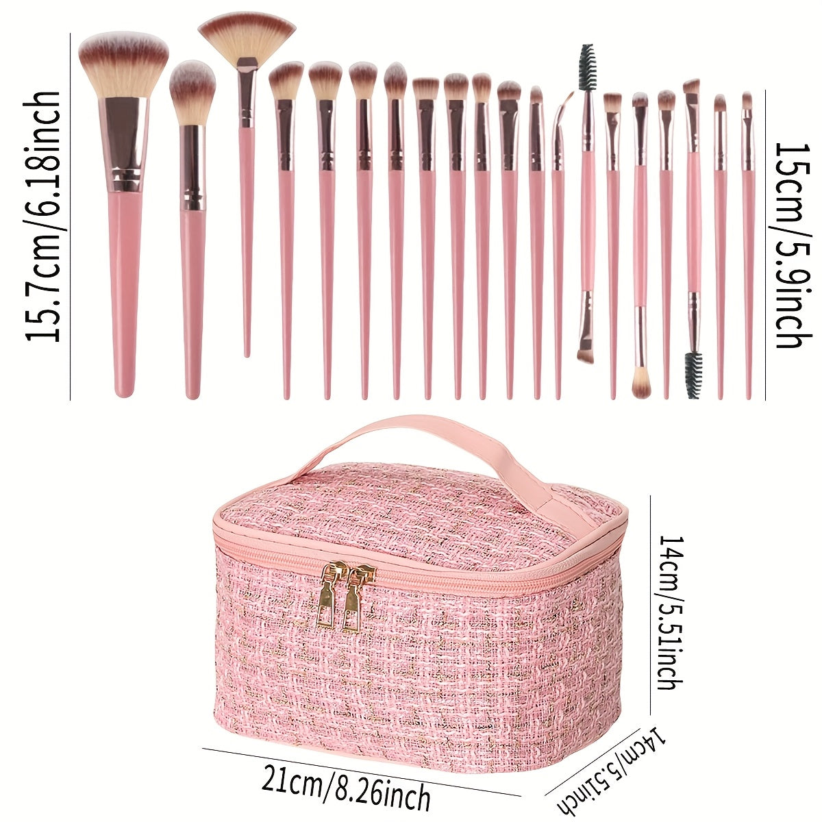 Makeup Brush Set Facial and Eye Shadow Brushes Super Soft Concealer, Blush, Contouring, Mixing, Eyeshadow, Makeup Sponge, Makeup Beauty Egg On Makeup Soft and Adaptable Makeup Tool Suitable for All Skin Types Create Perfect M